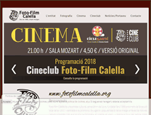 Tablet Screenshot of fotofilmcalella.org